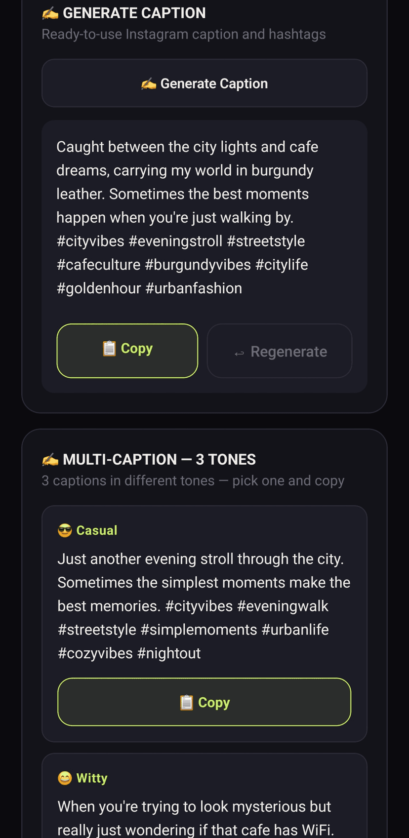 Caption Generator